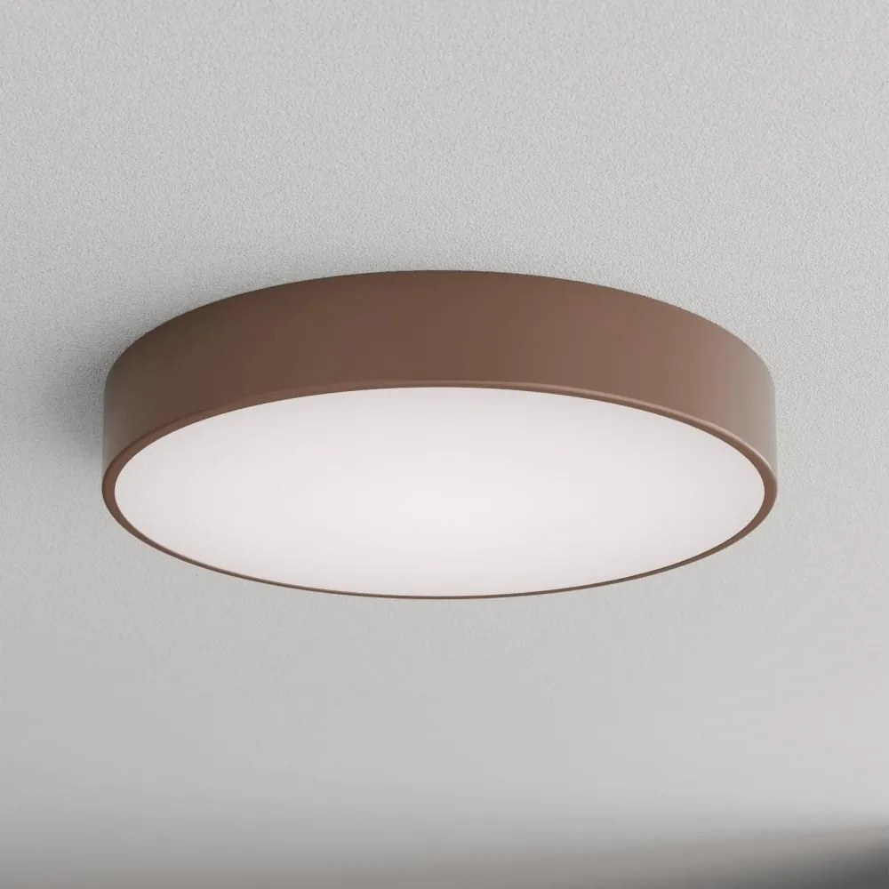 Brilagi - Plafonieră pentru baie cu senzor CLARE, 4x soclu E27 (max. 24 W), 230 V, diametru 50 cm, maro, IP54