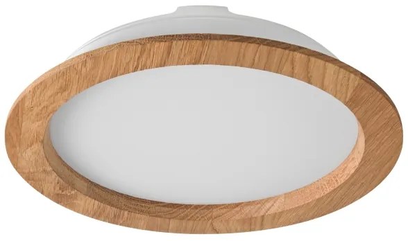Corp de iluminat LED încastrat WOODY SPOT LED/23,5W/230V 4000K stejar ø 23,5 cm