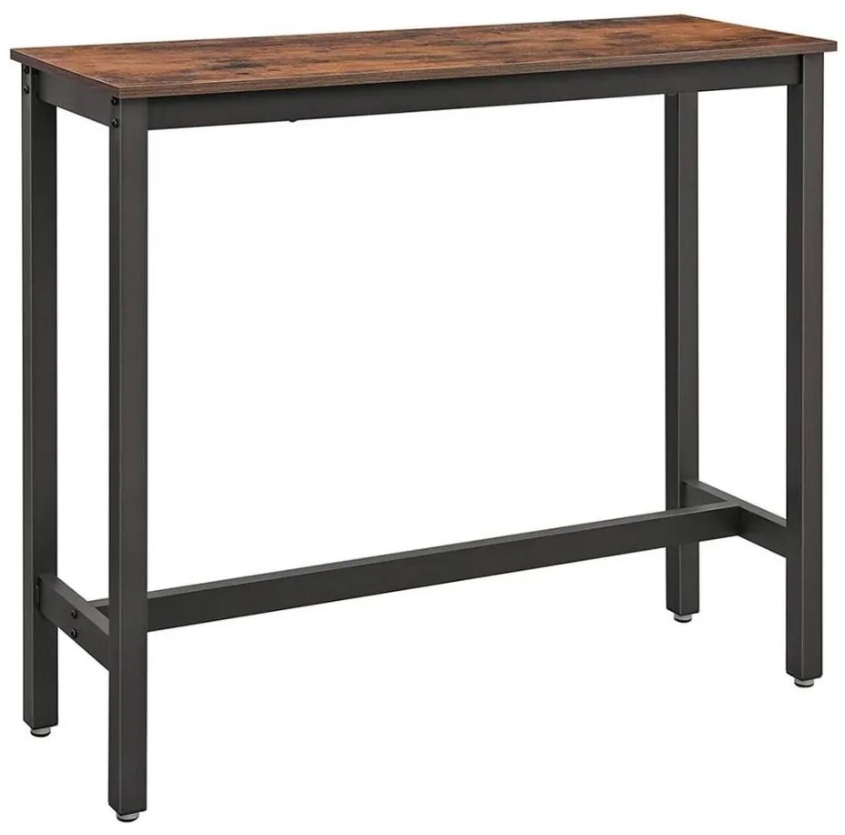 Măsuță de bar BARTIS, maro/negru