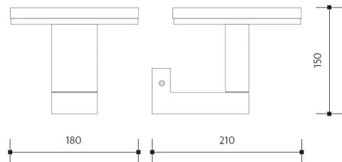 Aplică LED de exterior BARI LED/10W/230V 4000K IP54 antracit