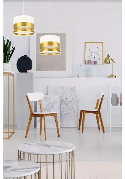 Lustră pe cablu MILO 2xE27/60W/230V aurie