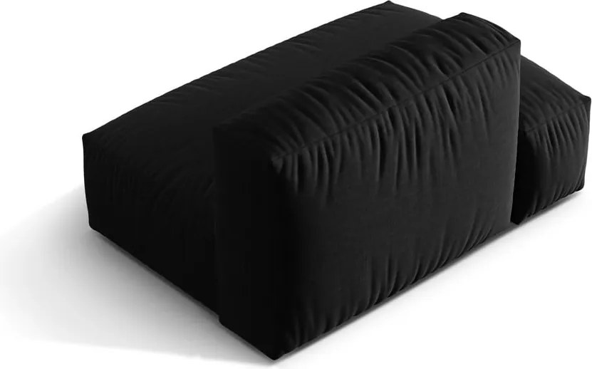 Modul pentru canapea modulară negru (cu colț pe partea stângă ) Martina – Micadoni Home