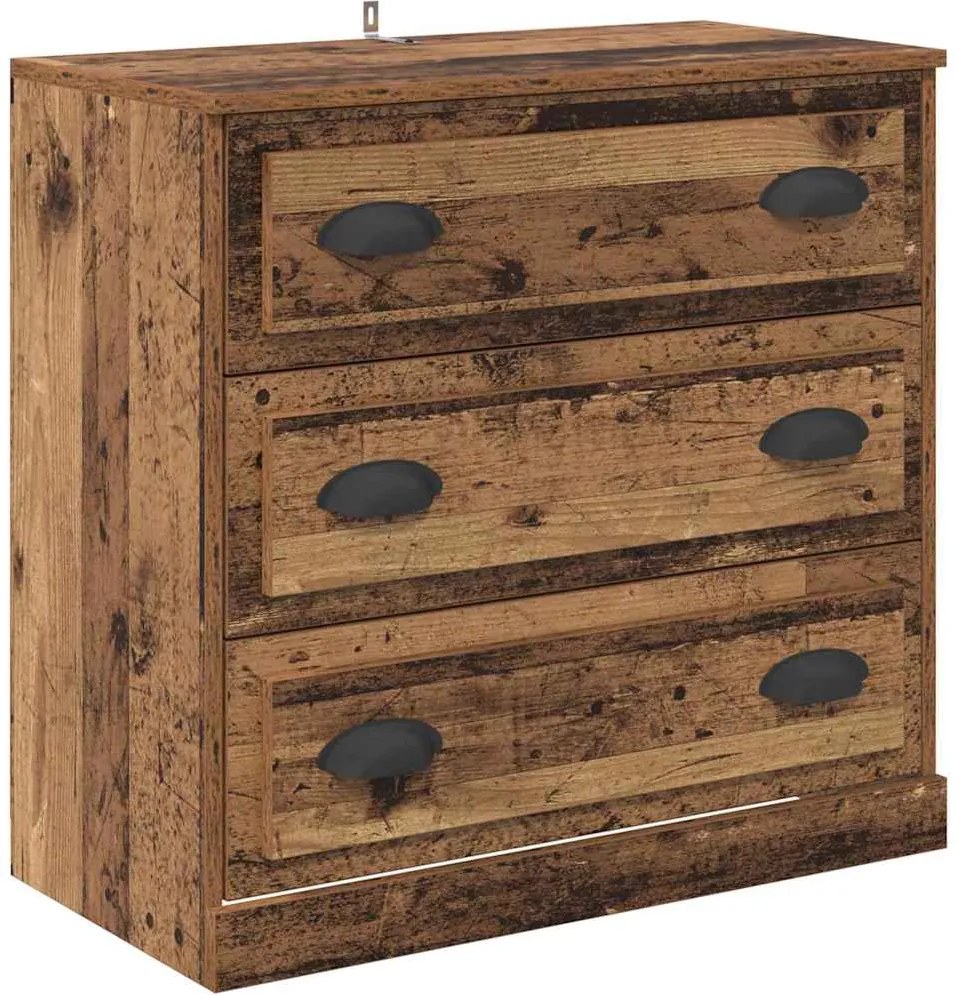 vidaXL Bufet cu sertar Lemn Vechi 70 x 35,5 x 67,5 cm Lemn compozit