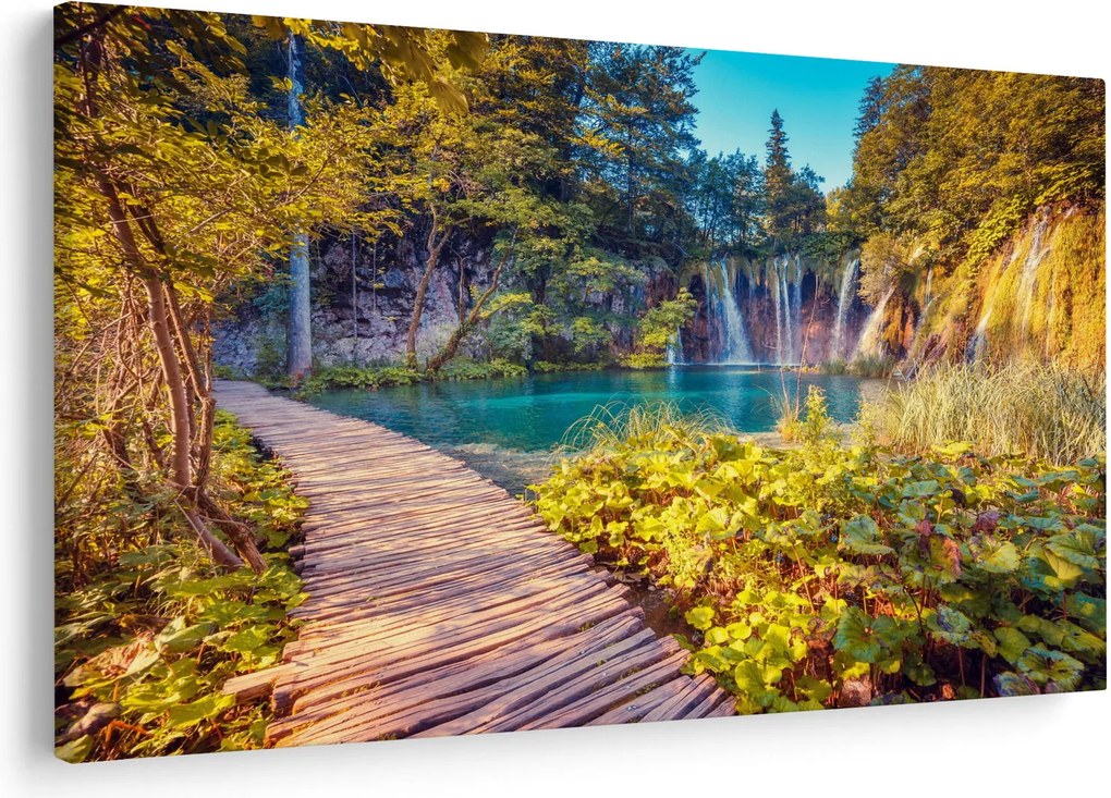Tablou - Lacurile Plitvice, Croația (90x60 cm)