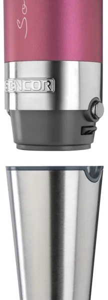 Mixer vertical 4 în 1 1200W/230V oțel inoxidabil/roz Sencor