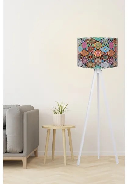 Lampadar AYD 1xE27/60W/230V multicolor/alb