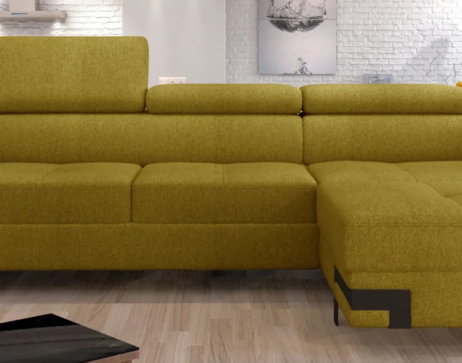 Coltar living extensibil Emporio Mini pe dreapta – L270 x l173 x h90 cm