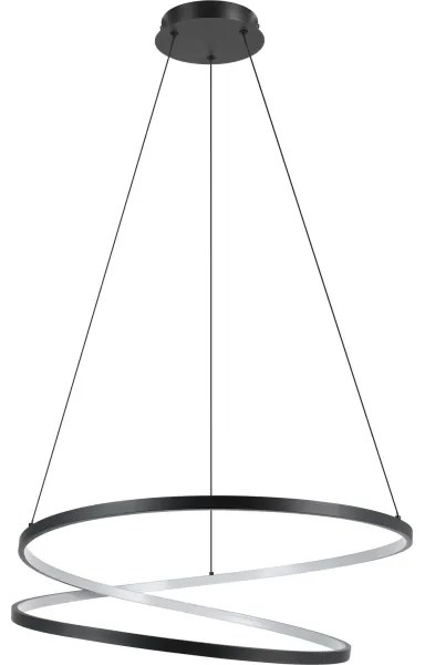 Lustră LED pe cablu Eglo 901138 RUOTALE LED/42W/230V 3000K negru