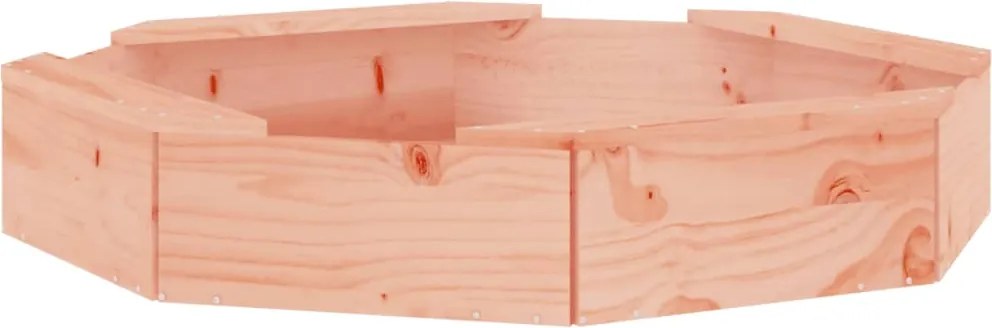 vidaXL Cutie de nisip cu scaune octogonale, lemn masiv douglas