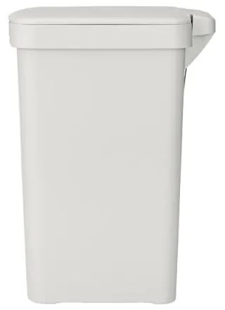 Coș cu pedală Brabantia StepUp 1008480, 16 L, Materiale ecologice, Deschidere mare, Gri deschis
