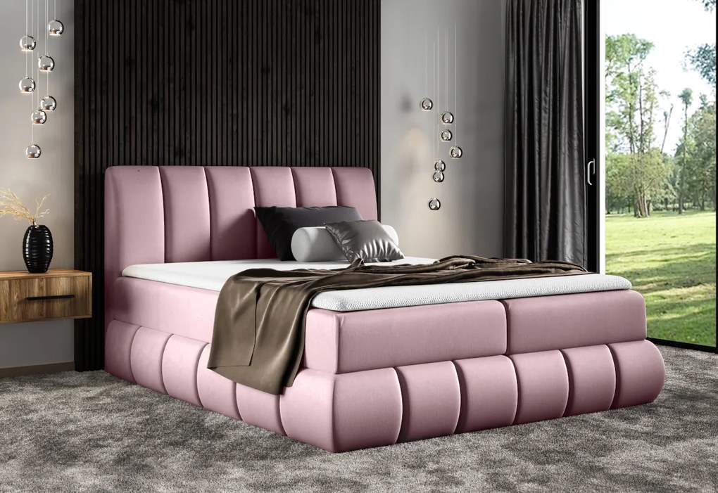 Expedo Pat tapitat boxspring EUGENA, 120x200, fancy 63