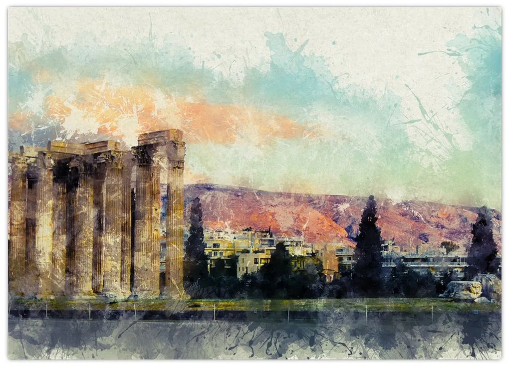 Tablou - Acropole, Atena, Grecia (70x50 cm)