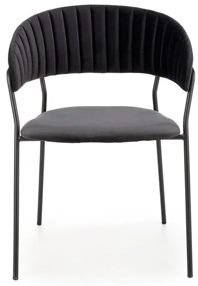 Scaun K426 Velvet Negru – l57 x A54 x H79 cm
