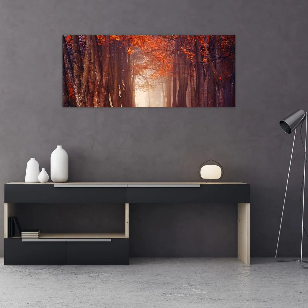 Tablou - Pădurea de toamnă (120x50 cm)