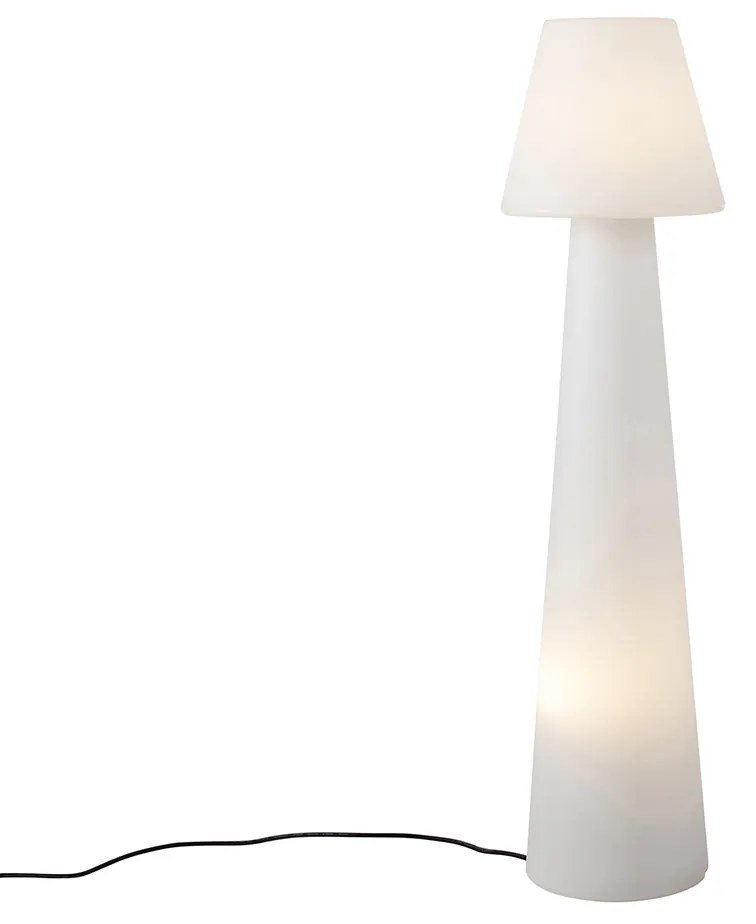 Lampă de podea inteligentă de exterior albă incl. LED A60 IP44 - Katrijn