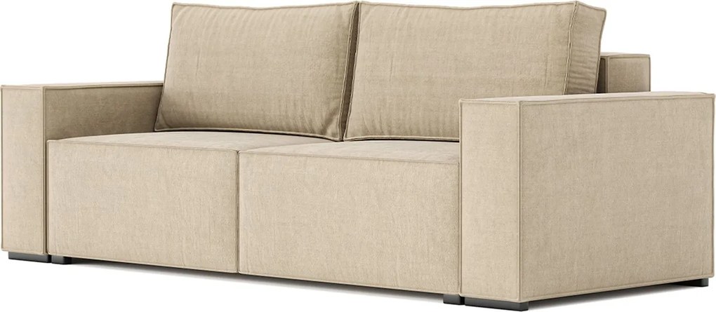 Canapea lemn masiv extensibilă Eland, 240 × 100 × 77 cm