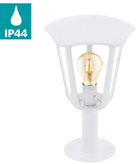Eglo 98117 - Lampă exterior MONREALE 1xE27/60W/230V IP44 înălțime 335 alb