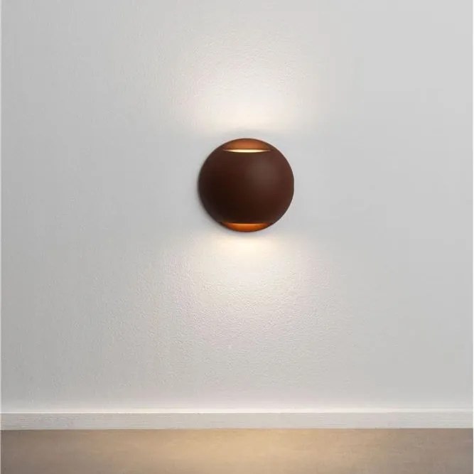 Aplica exterior cu iluminat sus si jos LED IP65 PASSO corten