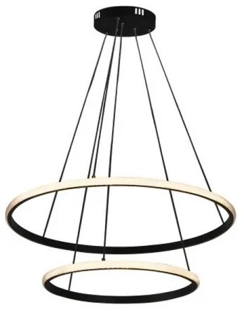 Lustră LED reglabilă suspendată pe cablu, 55W, 230V, 3000-6500K, Ø 60 cm + telecomandă