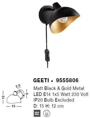 Aplica de perete design modern GEETI