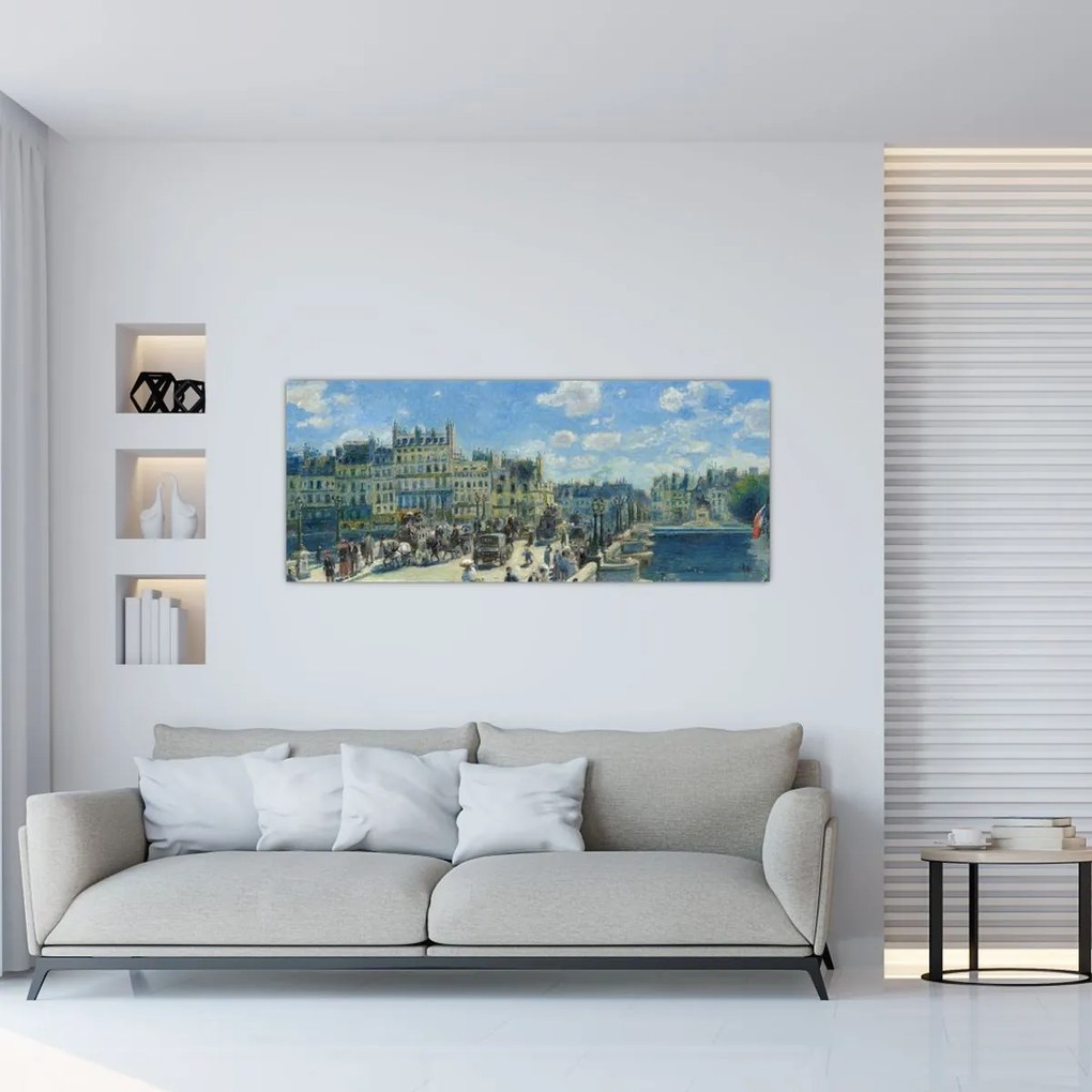 Tablou - Auguste Renoir, Pont Neuf, Paris, reproducere (120x50 cm)