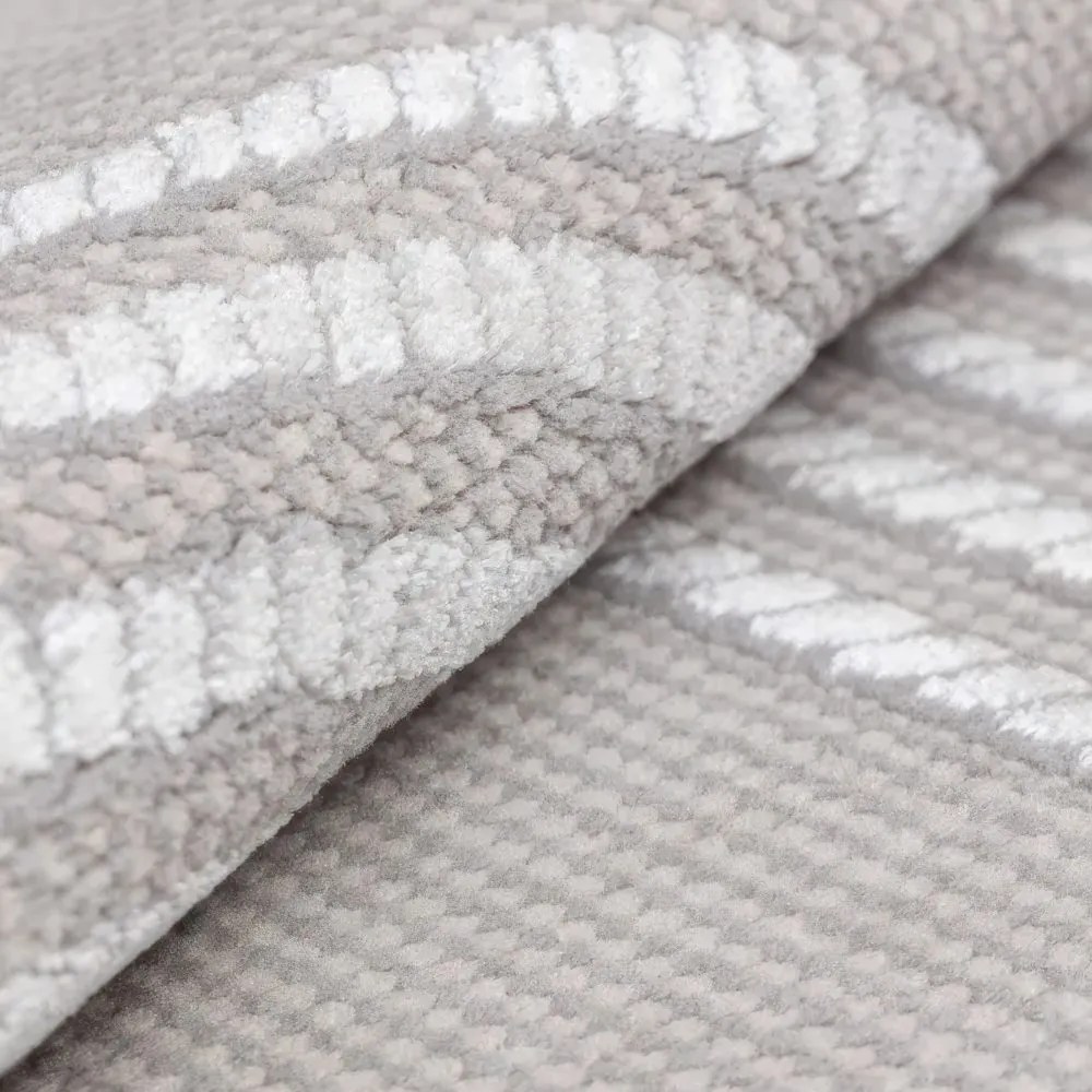 250x350 cm Covor Premium, Gri, Living/Hol/Dormitor, Modern, 70% Polyester / 30% Polipropilenă, Model Heritage Loom