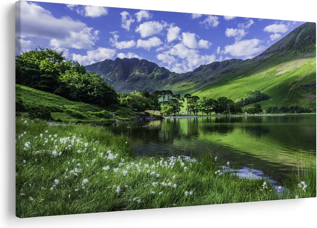 Tablou - Peisaj cu un lac (90x60 cm)