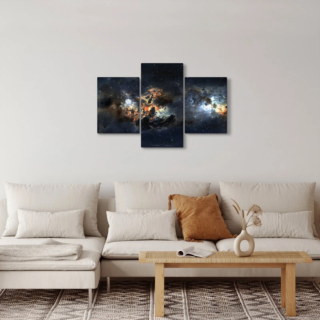 Tablou - Universul cu Nebula (90x60 cm)