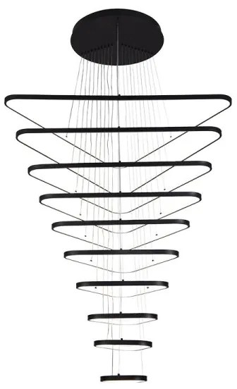 Lustră LED dimabilă aplicată LED/385W/230V 3000-6500K + telecomandă