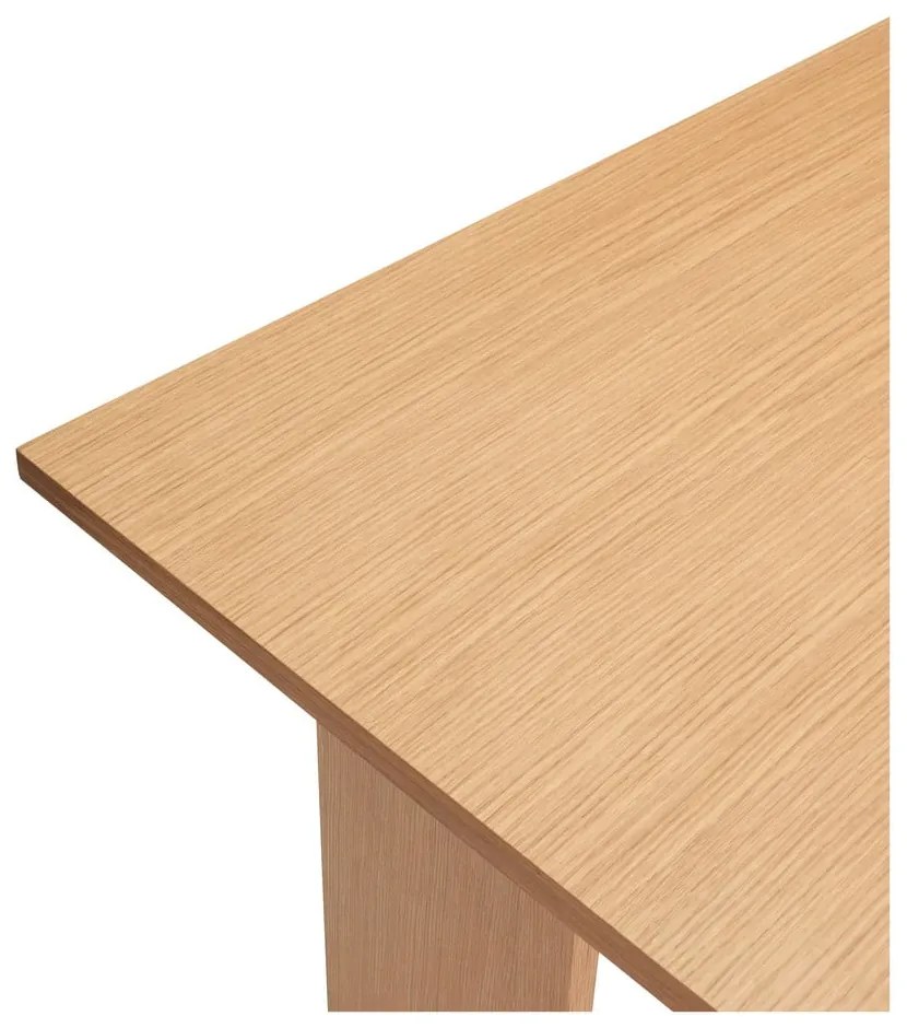 Birou cu blat cu aspect de lemn de stejar 70x140 cm Forma – Hübsch