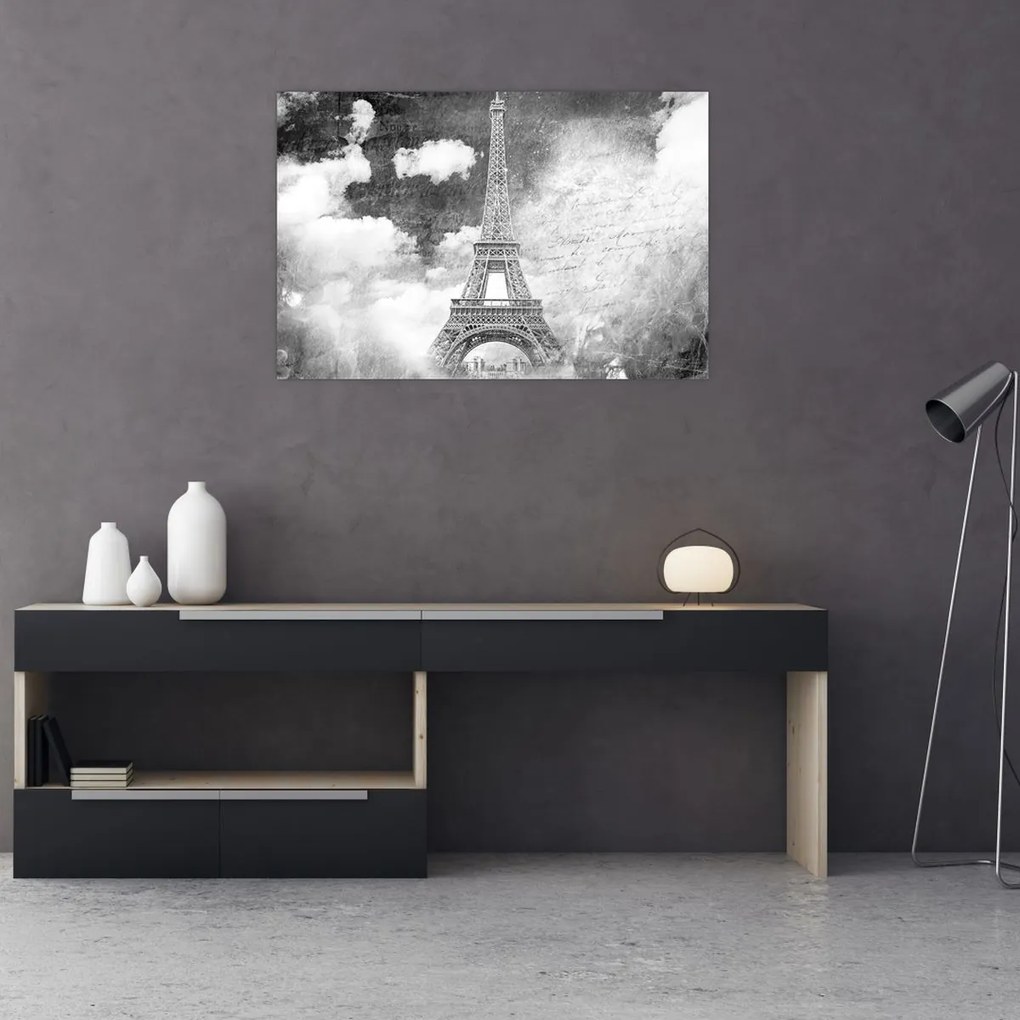 Tablou - Carte poștală de epocă a orașului N⁰3 (90x60 cm)