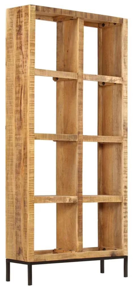 Raft de carti, 80 x 25 x 175 cm, lemn masiv de mango