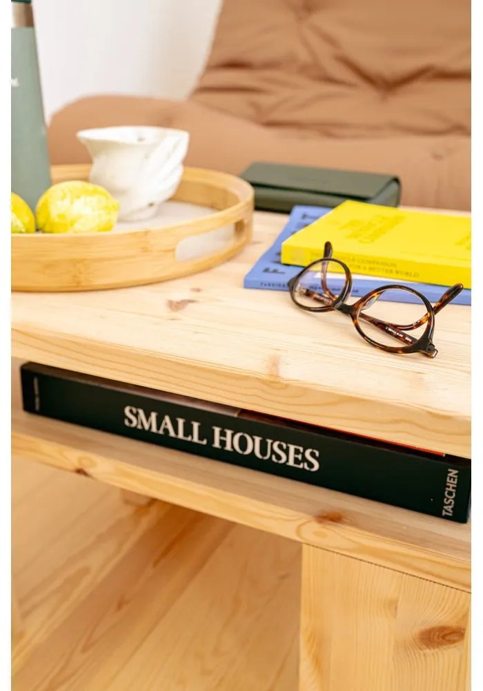 Măsuță de cafea în culoare naturală din lemn de pin 45x68 cm Japan – Karup Design