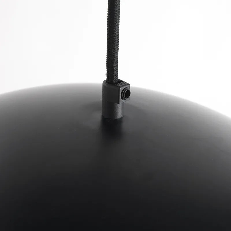 Lampă suspendată industrială neagră cu auriu 50 cm - Magna Eco