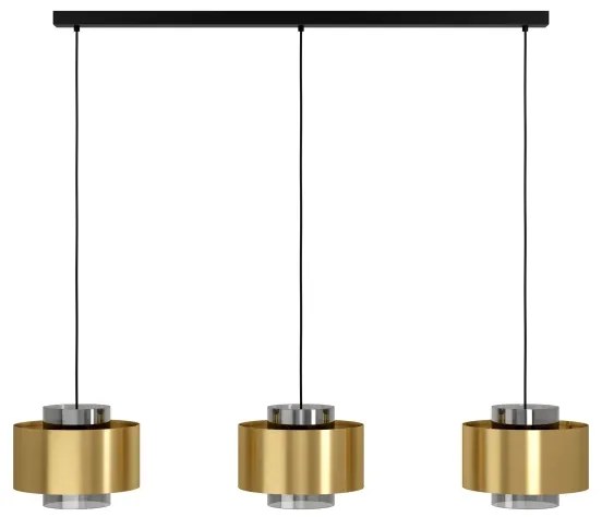 Lustră pe cablu Eglo 390067 DUGLIA 3xE27/40W/230V auriu