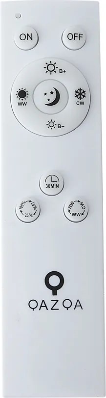 Panou LED inteligent negru 60 cm, incl. LED Dim to Warm cu telecomandă - Knob
