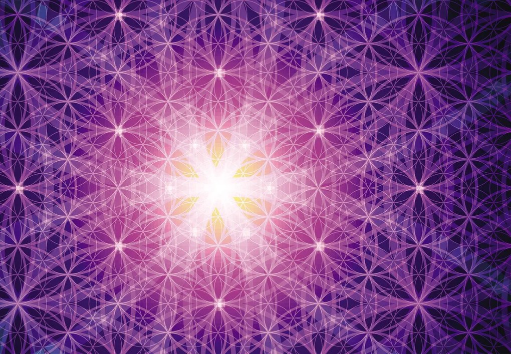 Fototapet - Energia violet (147x102 cm)