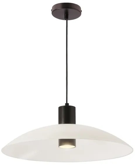 Pendul cu cablu TEDIN 1xGU10/15W/230V alb/negru