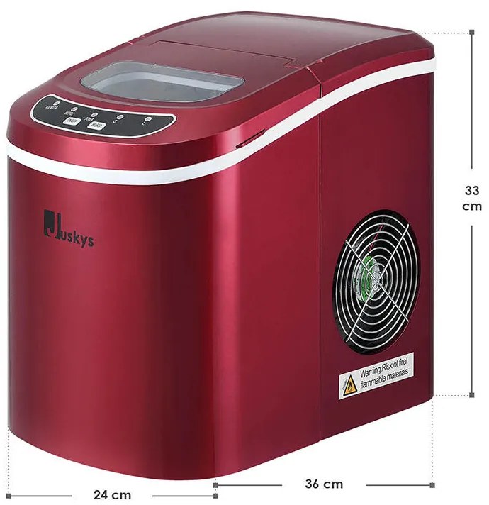 Producător de cuburi de gheață argintiu IcyCube