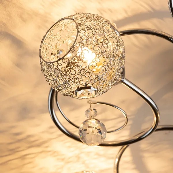 Eglo 32103 - Lustră aplicată LED VELAGO, 5xG9/33W/230V, crom lucios