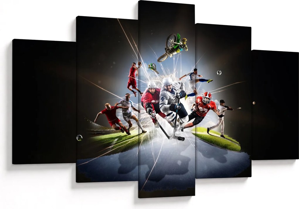 Tablou - Sportivii (150x105 cm)