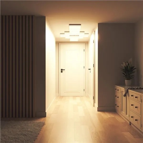 Nanoleaf NF083E00-1SL - Set 3x becuri LED RGBW dimerizabile, 18W, 230V, 2700-6500K, Wi-Fi