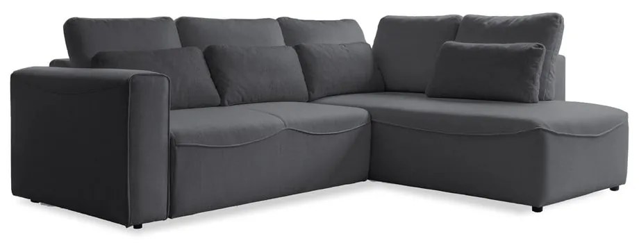 Colțar gri închis extensibil (colț variabil) Homely Tommy – Miuform