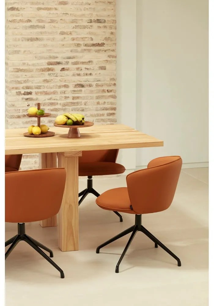 Set de scaune de sufragerie portocaliu 2 buc. tapițat Add – Teulat