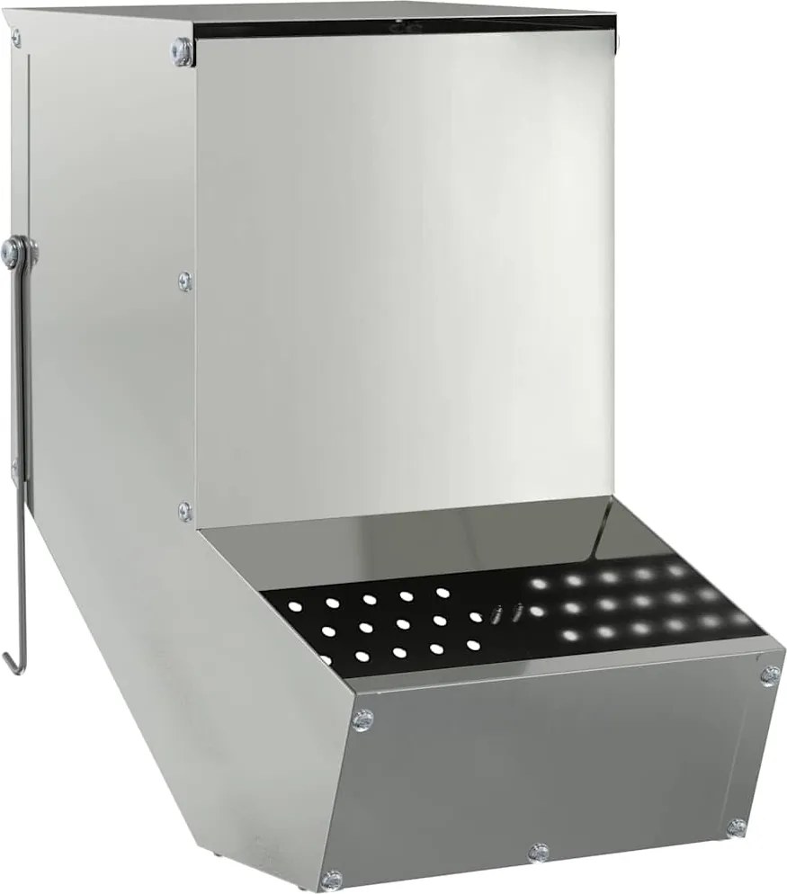 vidaXL Urmărire pentru iepuri Argintiu 17,5 x 26 x 28,5 cm