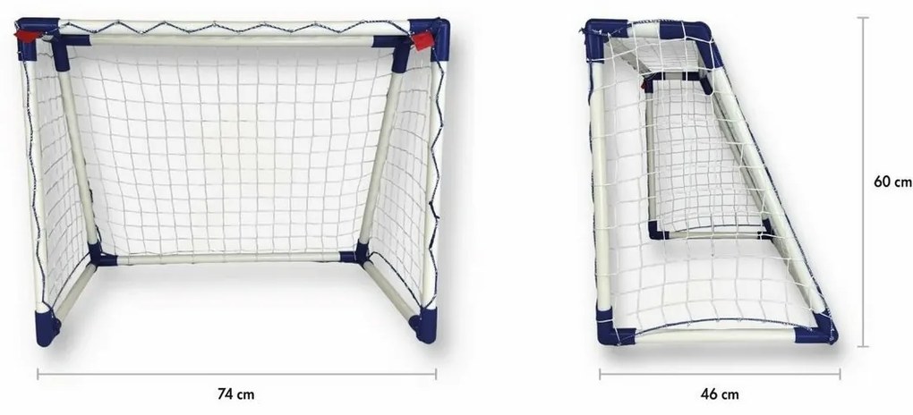 My Hood 308219 set de porți de fotbal și mingeTarge t Sport Junior, 3 buc