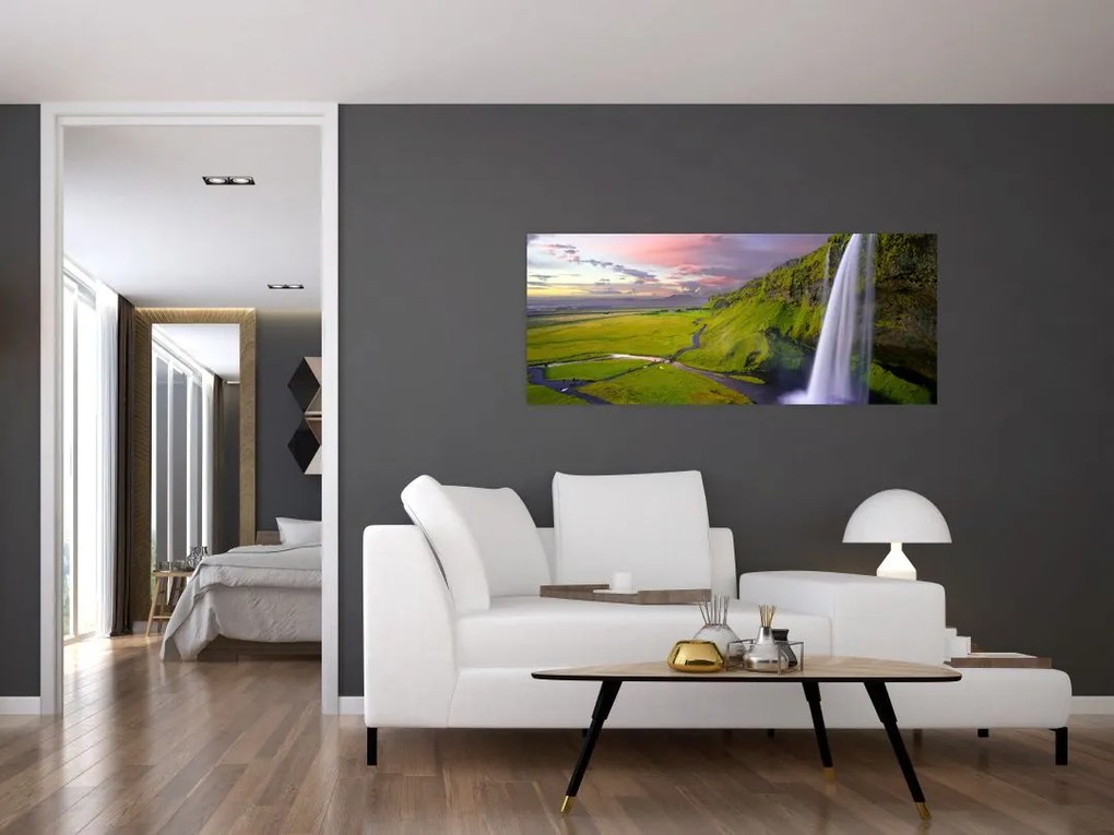 Tablou cu cascade (120x50 cm)