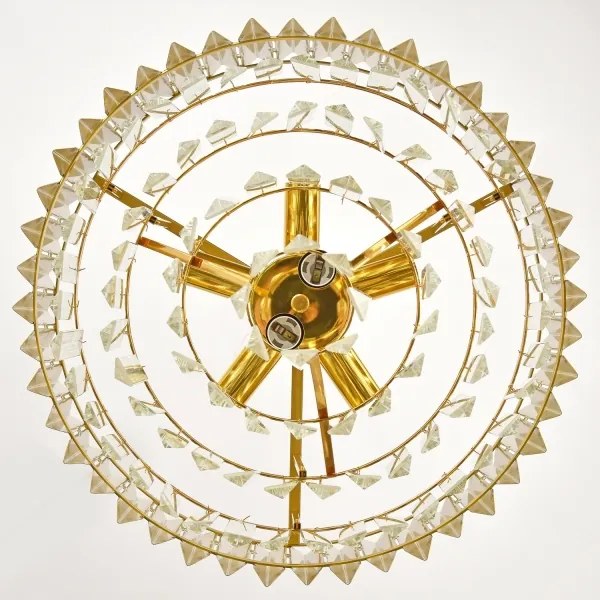 Brilagi - Candelabru pe lanț CRISTAL 5xE14/40W/230V Ø 45 cm