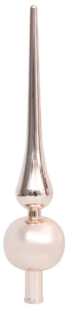 Brad de Craciun artificial cu LED globuri argintiu 180 cm PET 1, silver and rose, 180 cm