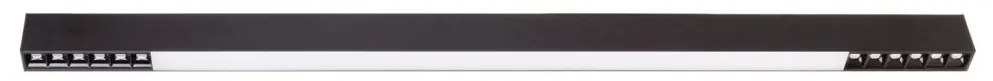 Plafoniera liniara neagra LED Rx 120cm